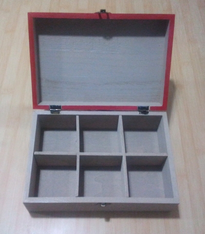 Interior joyero rojo